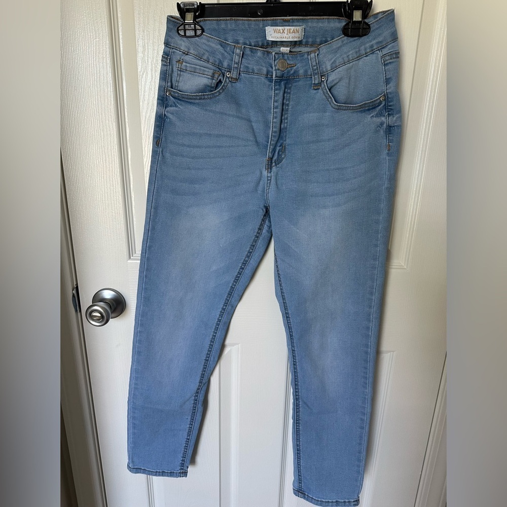 Wax Jean High Rise Blue Jeans Classic Fit